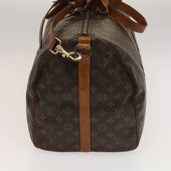 LOUIS VUITTON Monogram Keepall Bandouliere 55 Boston Bag - Picture 4 of 15